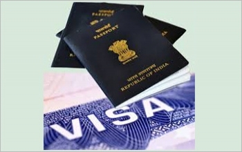 Grant of e-visa on a passport