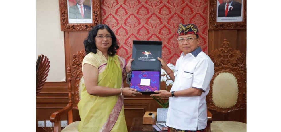 CG paid courtesy call on the Hon'ble Governor of Bali, Dr. Ir. Wayan Koster, MM in his Office
