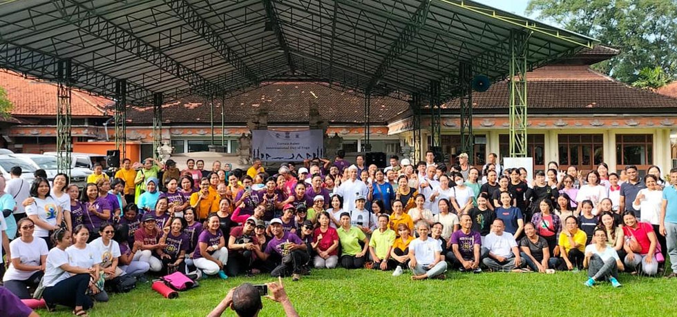 First event in the list of 'Yog-Yatra' a series of curtain raiser events for  IDY 2023- an initiative by CGI & SVCC, Bali. The event was attended by a large number of yoga enthusiasts in Bali