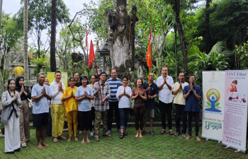 Pre-Event IDY in collaboration with Dhyan Foundation at Pasraman Puri Puncak, Dalung